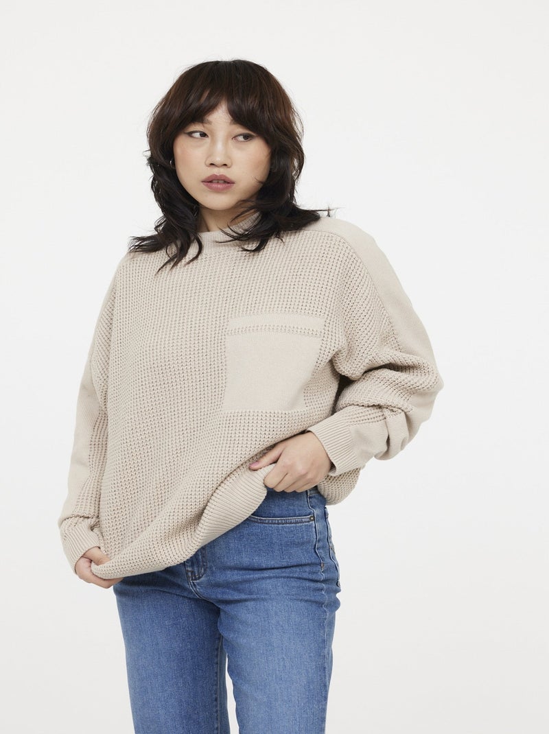 Lee Cooper - Pull CORALO Argile Beige Beige - Kiabi
