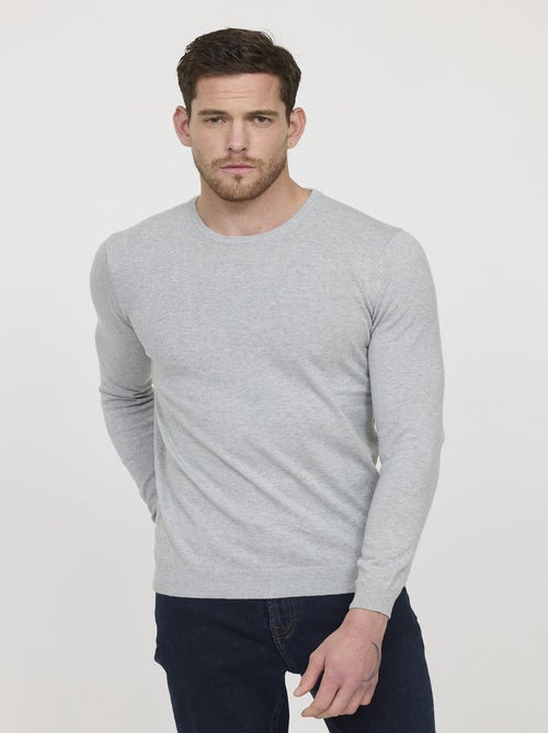 Lee Cooper - Pull COROCO Gris chine - Kiabi