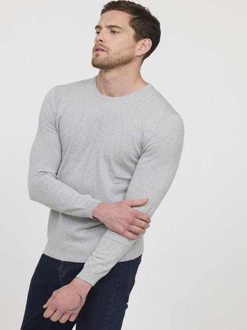 Lee Cooper - Pull COROCO Gris chine - Kiabi