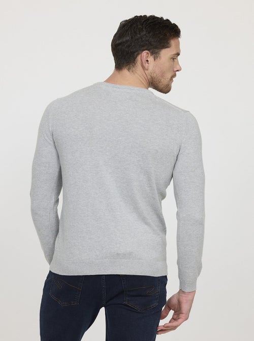 Lee Cooper - Pull COROCO Gris chine - Kiabi