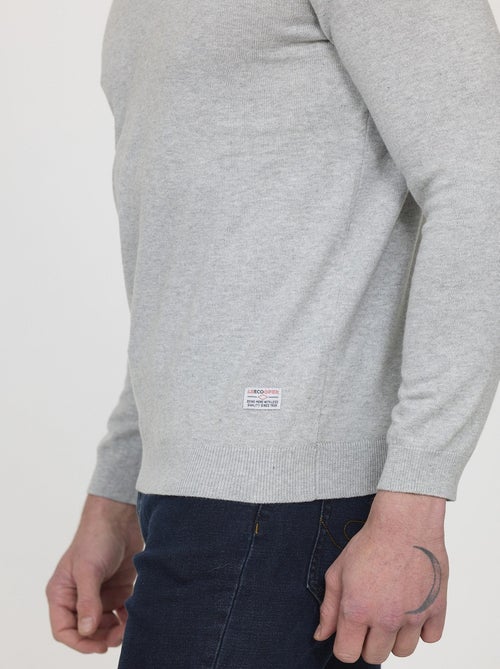 Lee Cooper - Pull COROCO Gris chine - Kiabi