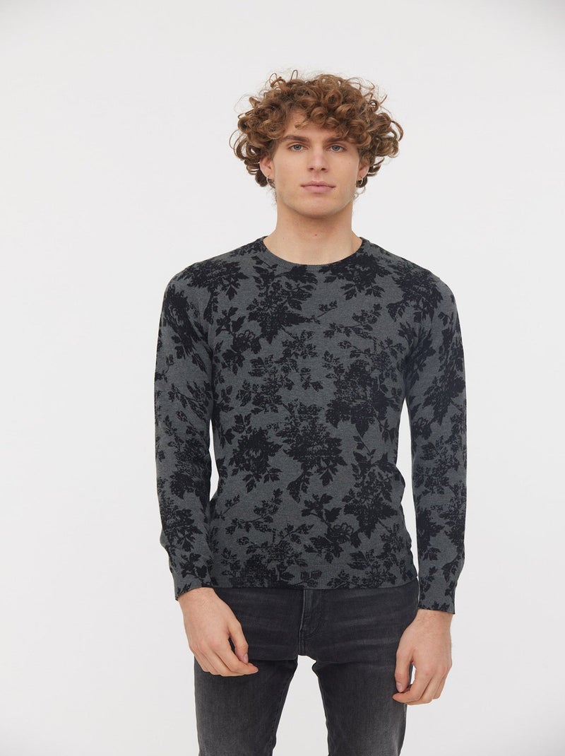 Lee Cooper - Pull CORUS Anthracite Gris - Kiabi