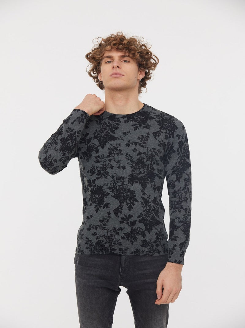 Lee Cooper - Pull CORUS Anthracite Gris - Kiabi
