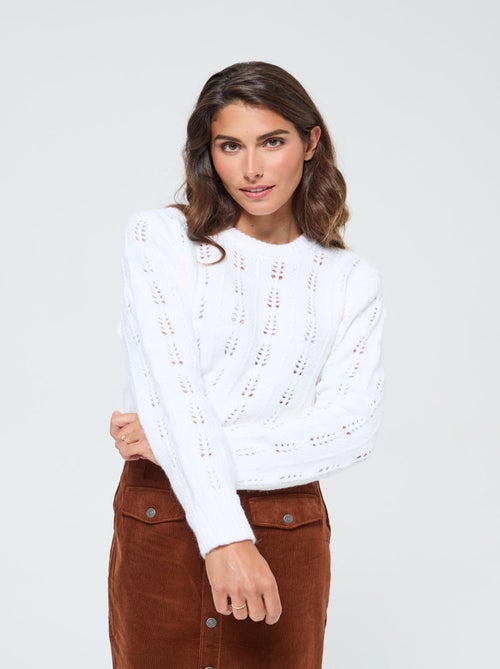 Lee Cooper - Pull Cotrou Ivory - Kiabi