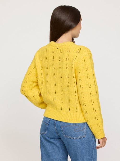 Lee Cooper - Pull Cotrou Yellow - Kiabi