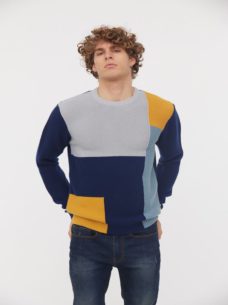 Lee Cooper - Pull COURO Marine Bleu - Kiabi