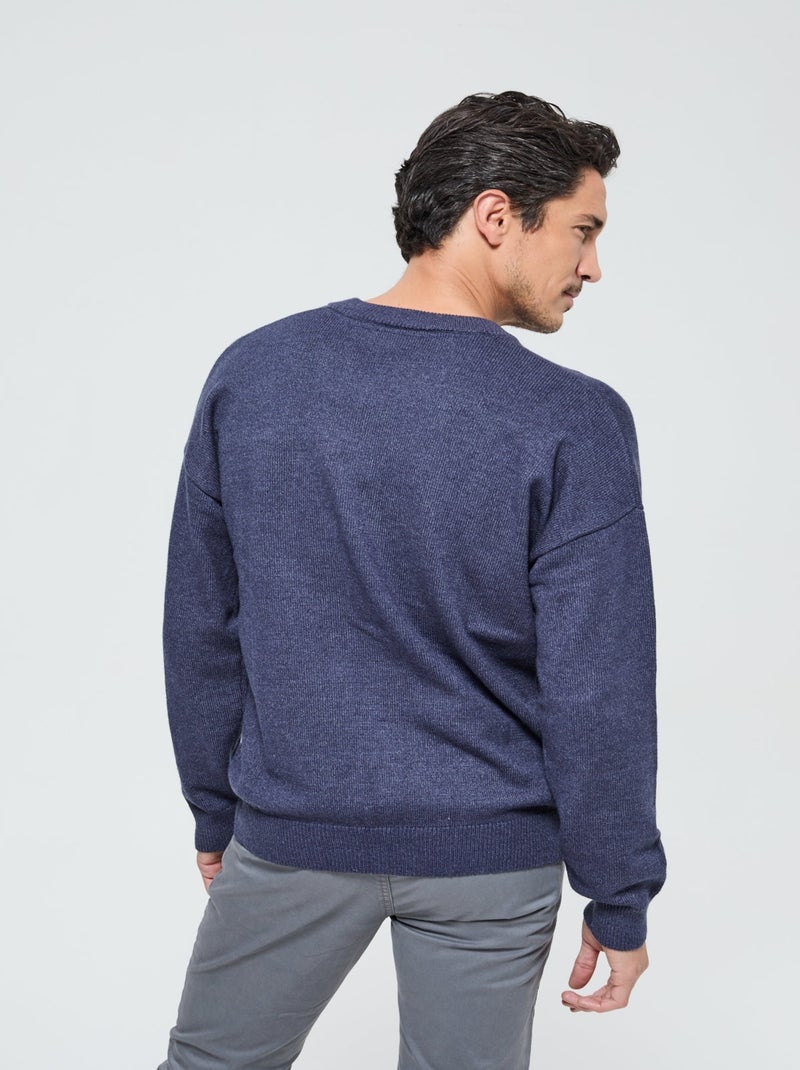 Lee Cooper - Pull Covali Bleu marine - Kiabi