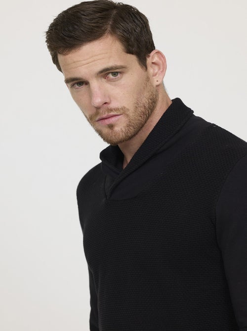 Lee Cooper - Pull CUBRIK Black - Kiabi Lee Cooper - Pull CUBRIK Black - Kiabi