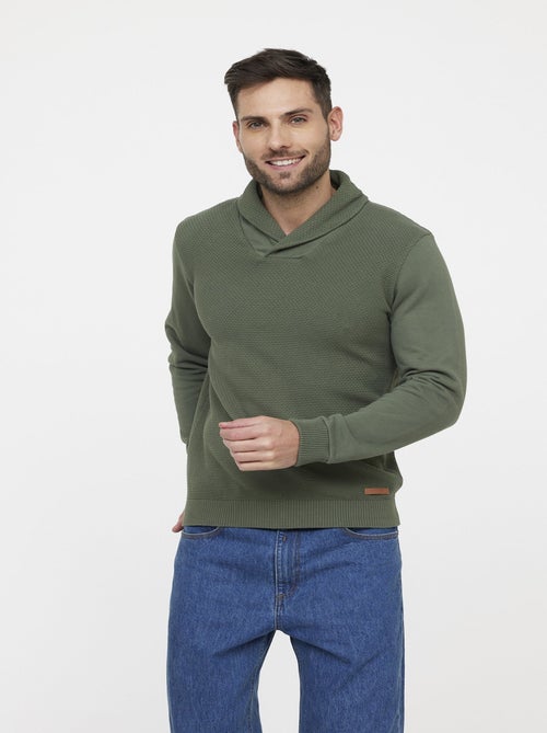 Lee Cooper - Pull CUBRIK Thym - Kiabi Lee Cooper - Pull CUBRIK Thym - Kiabi