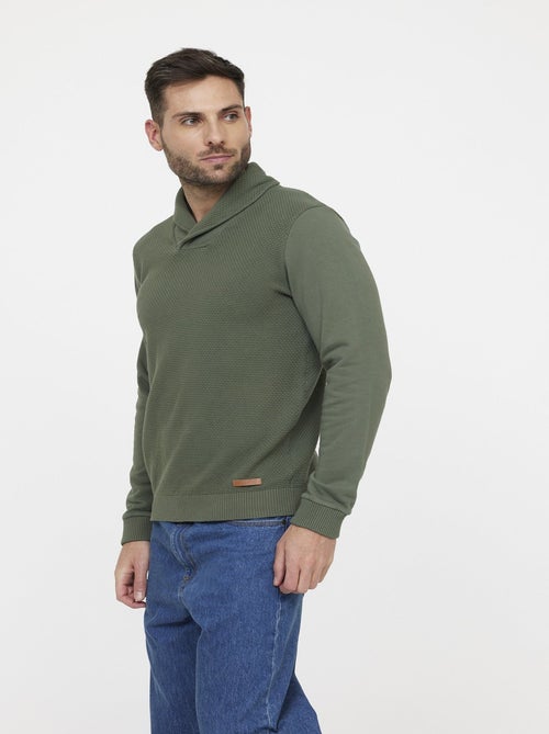 Lee Cooper - Pull CUBRIK Thym - Kiabi Lee Cooper - Pull CUBRIK Thym - Kiabi