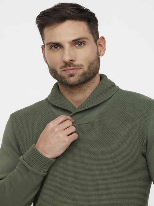 Lee Cooper - Pull CUBRIK Thym - Kiabi Lee Cooper - Pull CUBRIK Thym - Kiabi