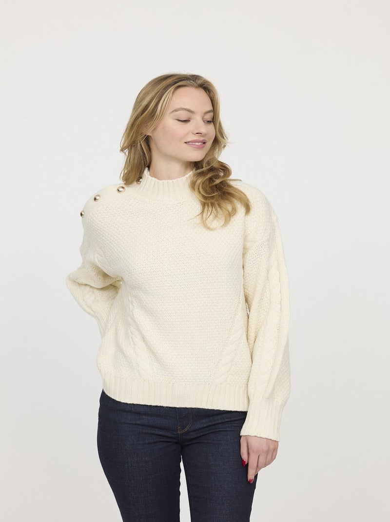 Lee Cooper - Pull CUPRA Ivory Beige - Kiabi