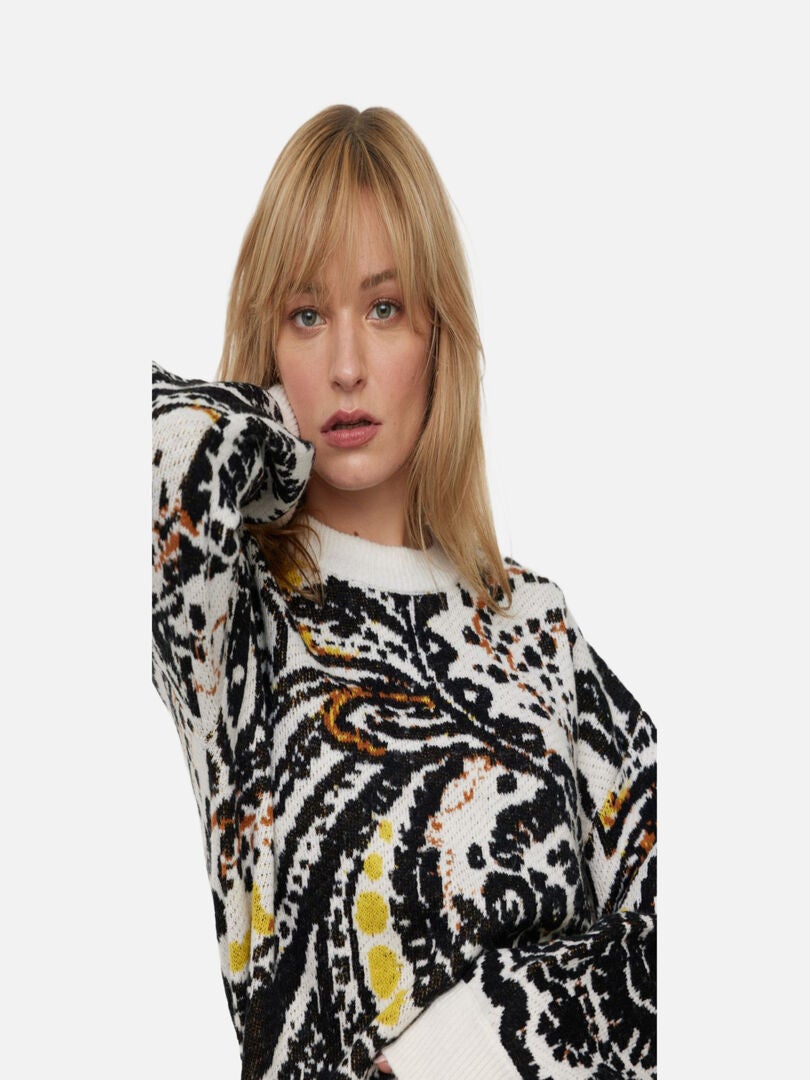 Pull Femme LEE COOPER Manches Longues Col Roulé Taille S – Crème, En Coton/laine/acrylique, Neuf Avec étiquette