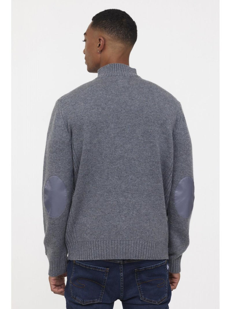 Lee Cooper - Pull manches longues polyester regular CHAR Gris - Kiabi