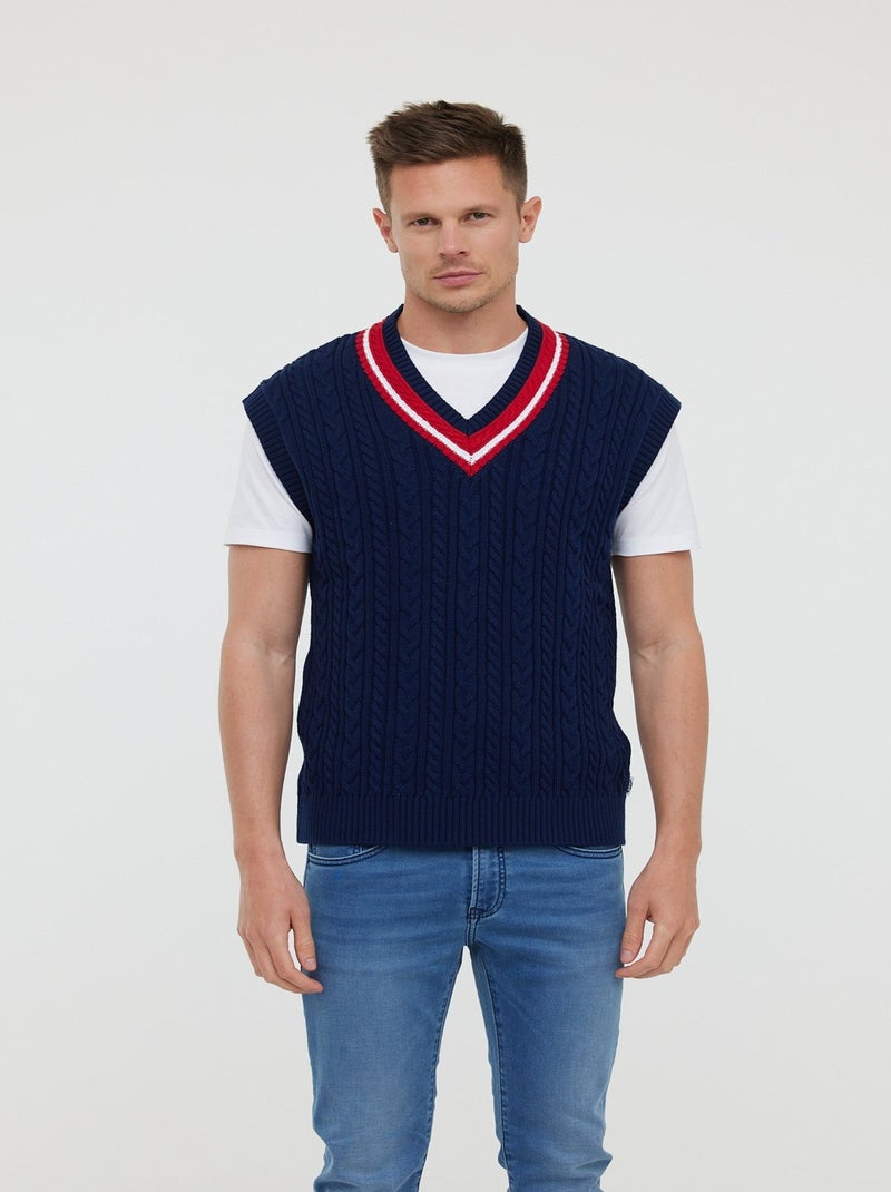 Lee Cooper - Pulls CILKA SM Navy Bleu - Kiabi
