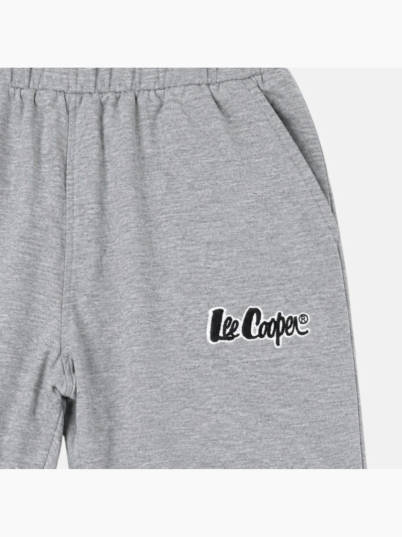 Lee cooper - pyjama à empiècements contrastés, col rond et manches longues Gris - Kiabi