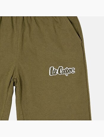 Lee cooper - pyjama à empiècements contrastés, col rond et manches longues
