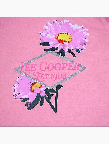 Lee cooper - pyjama imprimé fleurs, col rond et manches longues