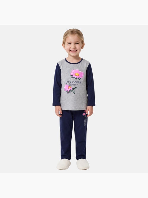 Lee cooper - pyjama imprimé fleurs fille - Kiabi Lee cooper - pyjama imprimé fleurs fille - Kiabi