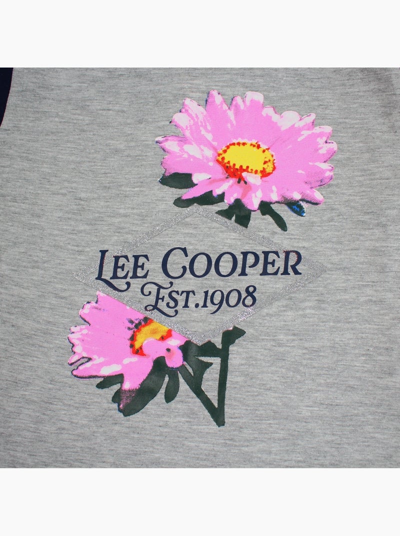 Lee cooper - pyjama imprimé fleurs fille Bleu marine - Kiabi