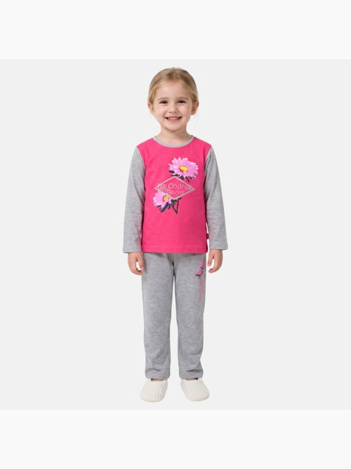 Lee cooper - pyjama imprimé fleurs fille - Kiabi Lee cooper - pyjama imprimé fleurs fille - Kiabi