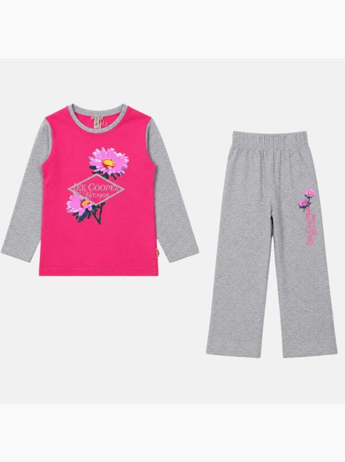 Lee cooper - pyjama imprimé fleurs fille - Kiabi Lee cooper - pyjama imprimé fleurs fille - Kiabi