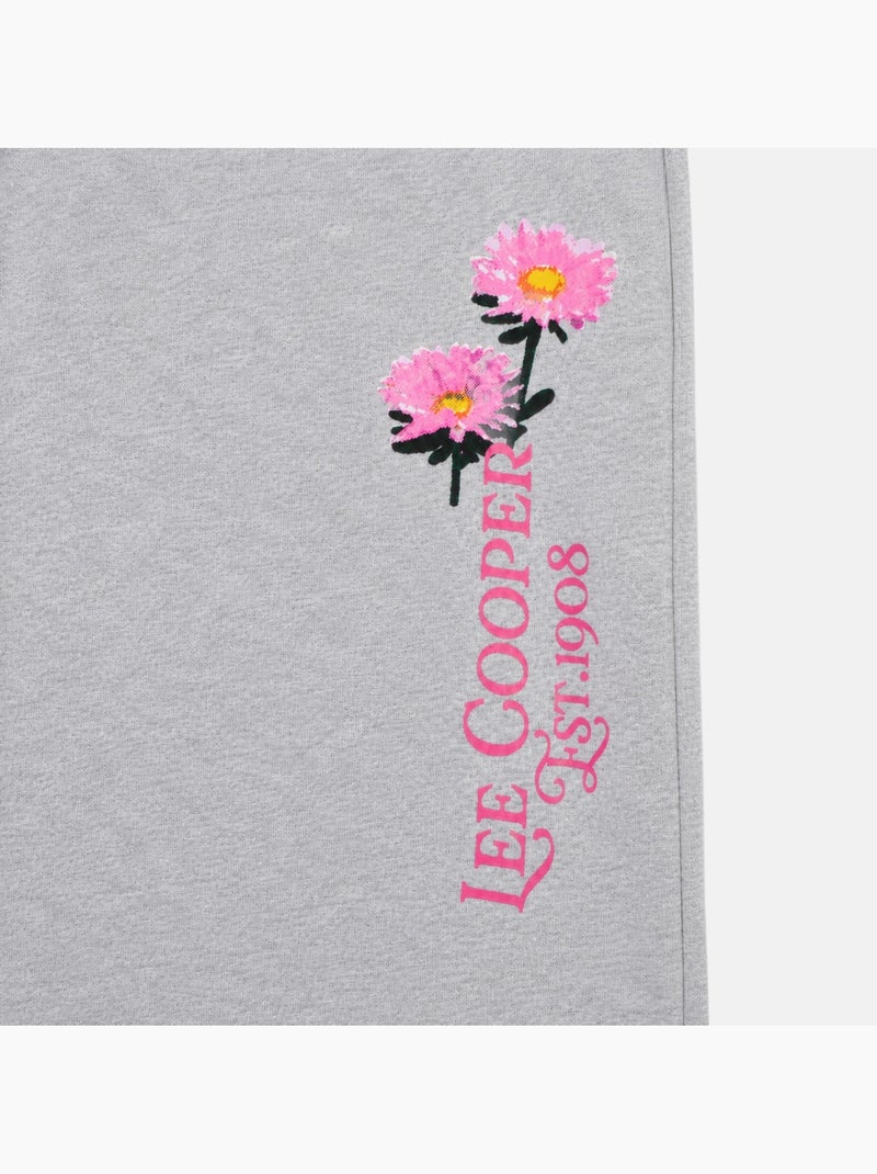Lee cooper - pyjama imprimé fleurs fille Gris - Kiabi