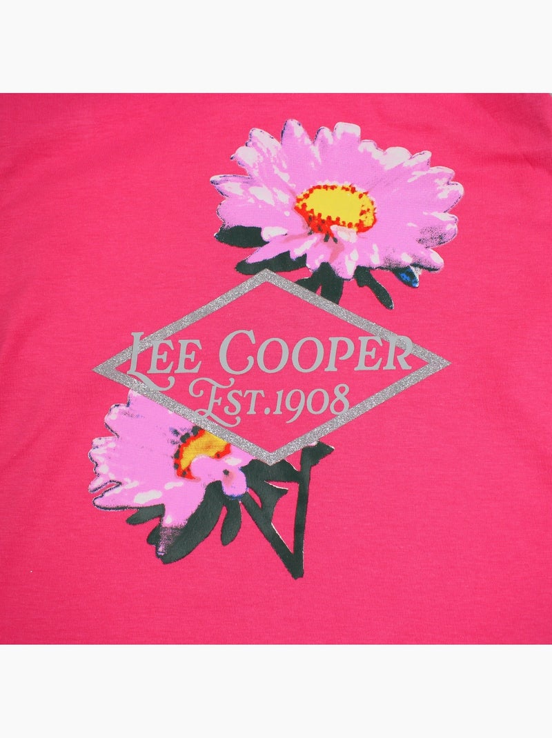 Lee cooper - pyjama imprimé fleurs fille Gris - Kiabi