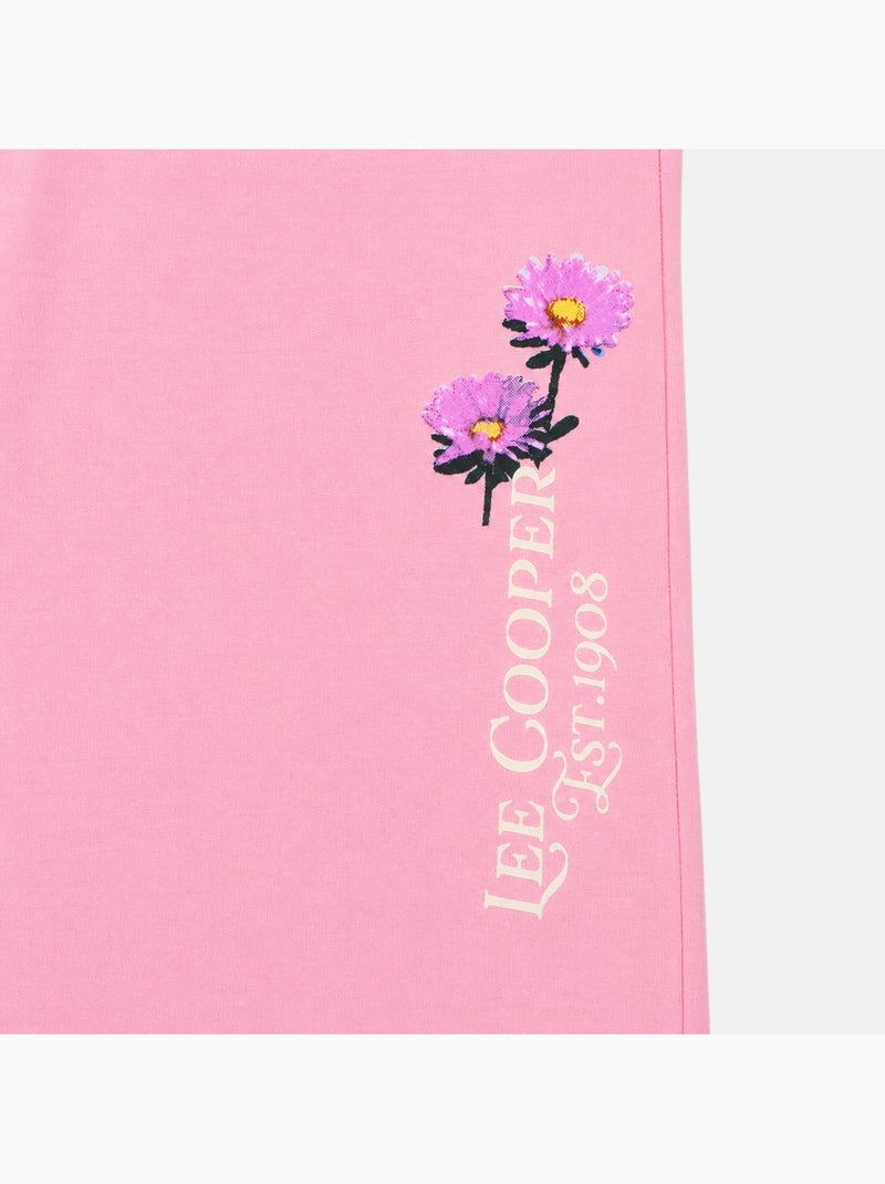 Lee cooper - pyjama imprimé fleurs fille Rose clair - Kiabi