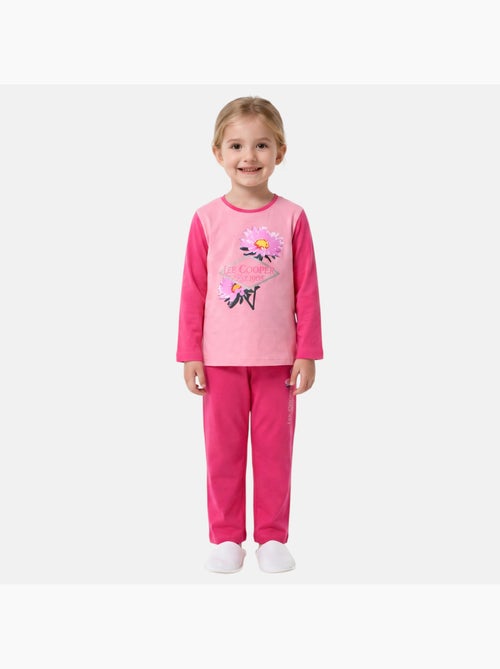 Lee cooper - pyjama imprimé fleurs fille - Kiabi Lee cooper - pyjama imprimé fleurs fille - Kiabi