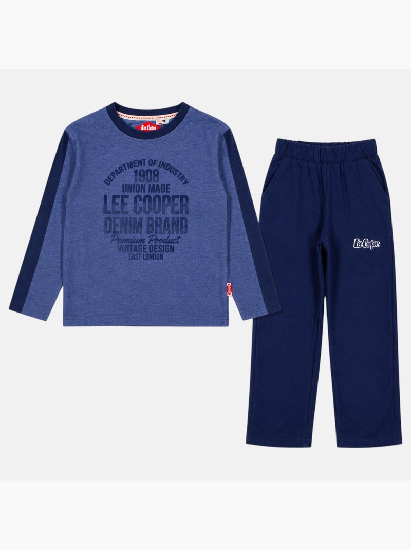 Lee cooper - pyjama imprimé garçon Bleu marine - Kiabi