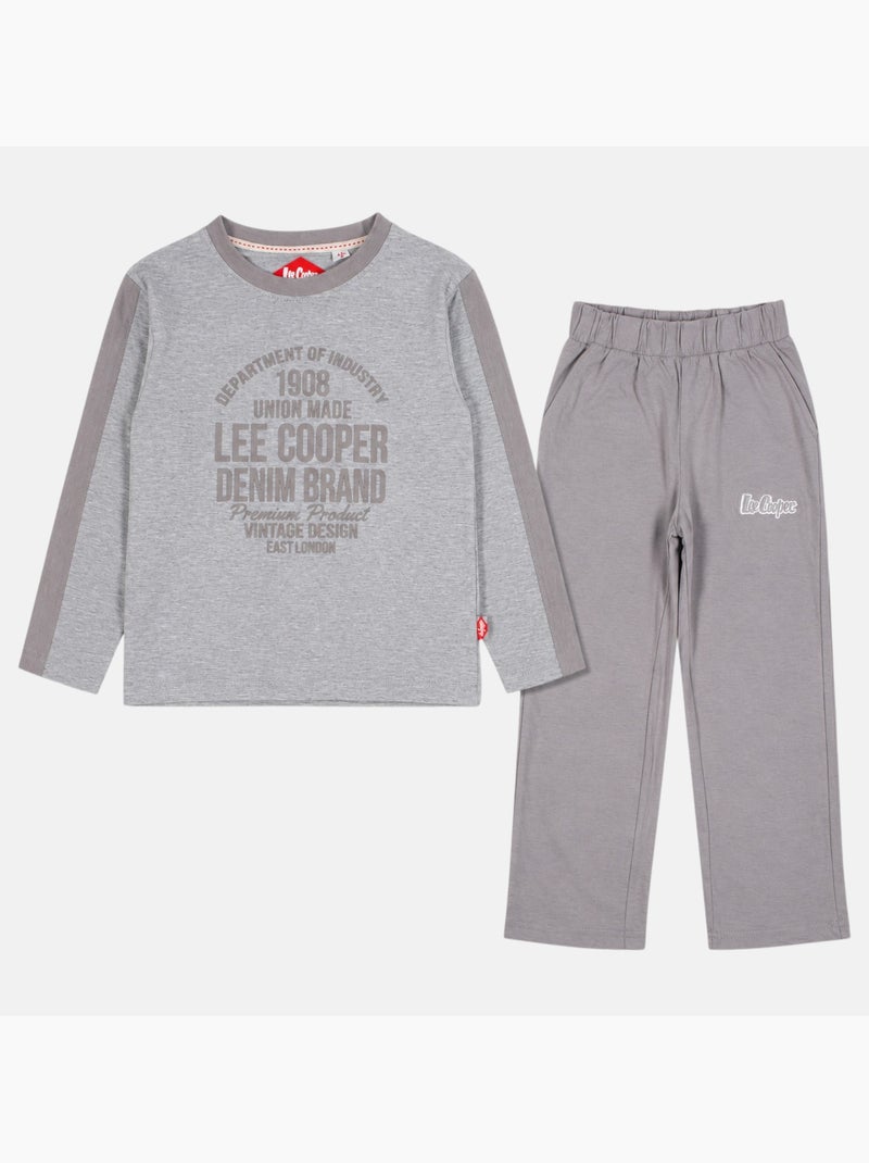Lee cooper - pyjama imprimé garçon Gris - Kiabi
