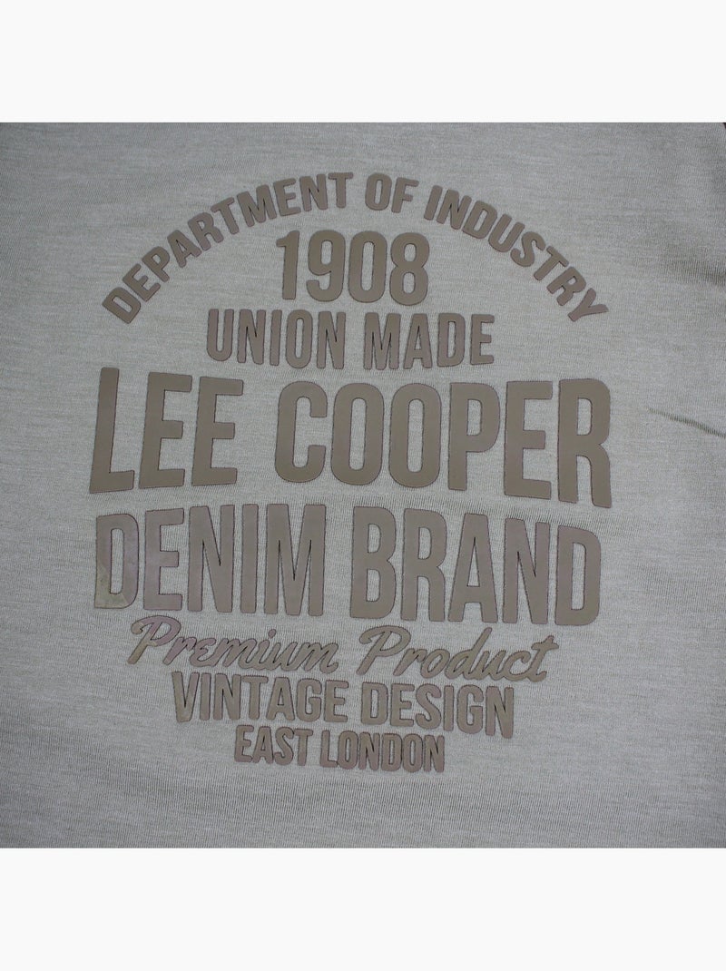 Lee cooper - pyjama imprimé manches longues, col rond Kaki - Kiabi