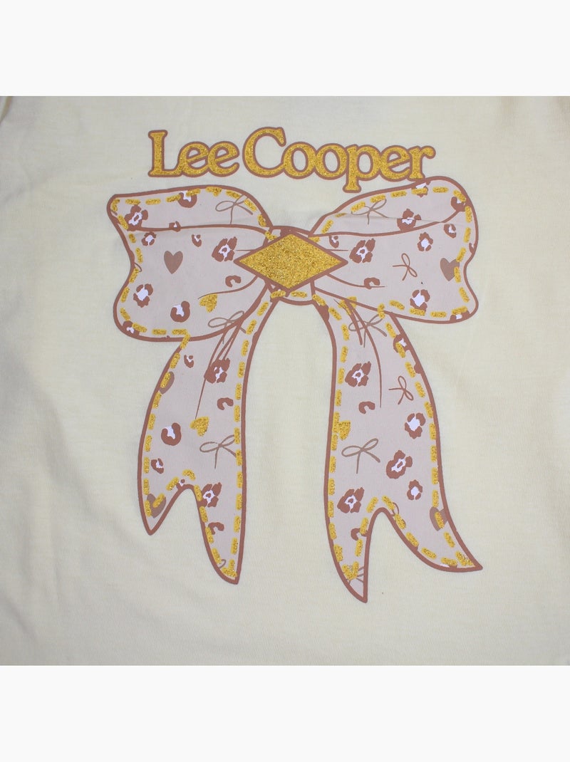 Lee cooper - pyjama imprimé noeud fille Beige - Kiabi