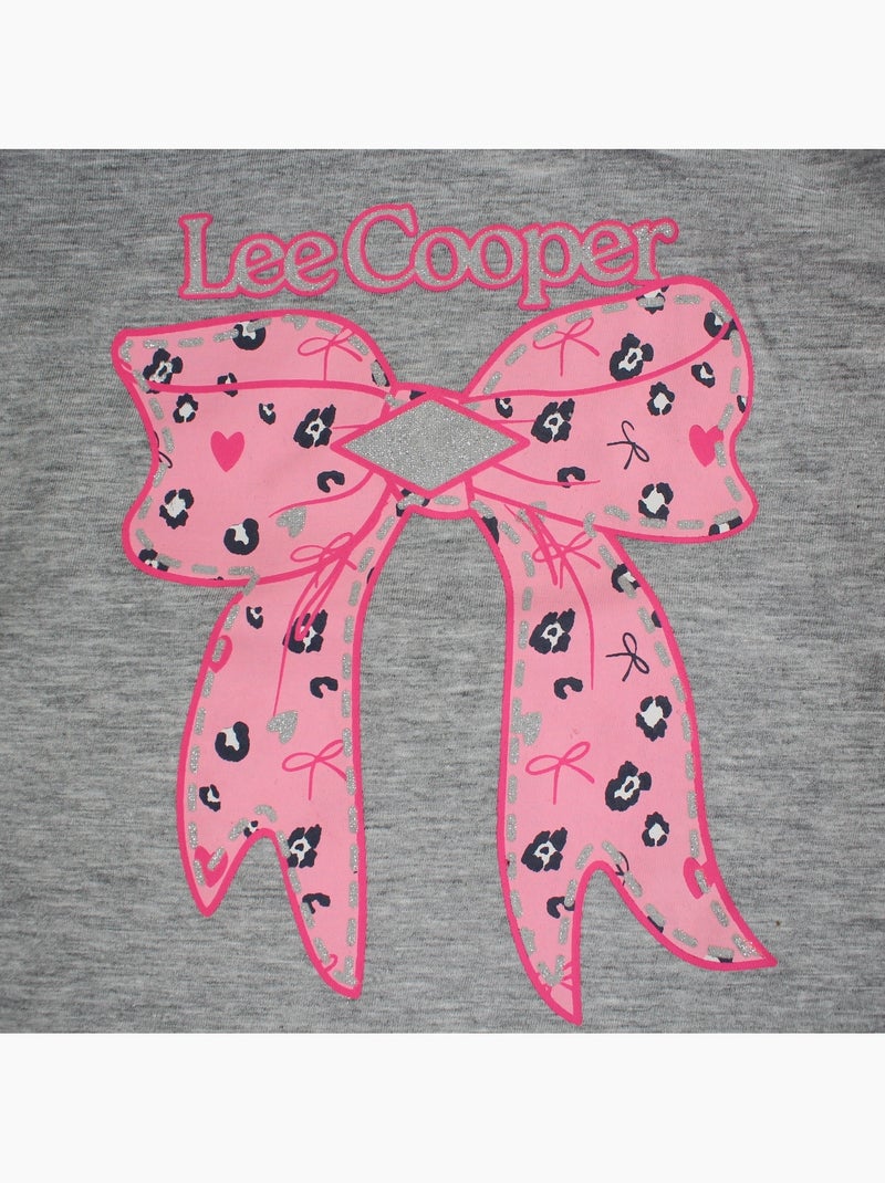 Lee cooper - pyjama imprimé noeud fille Gris - Kiabi