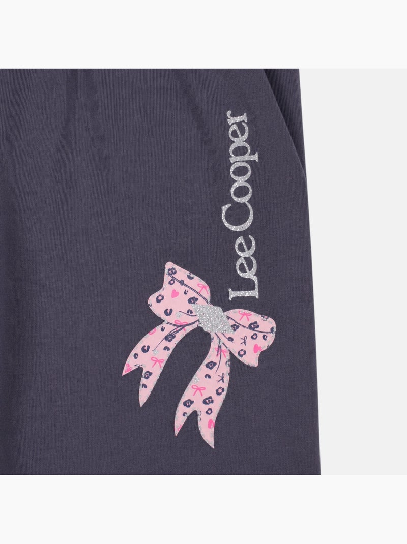 Lee cooper - pyjama imprimé noeud fille Rose - Kiabi