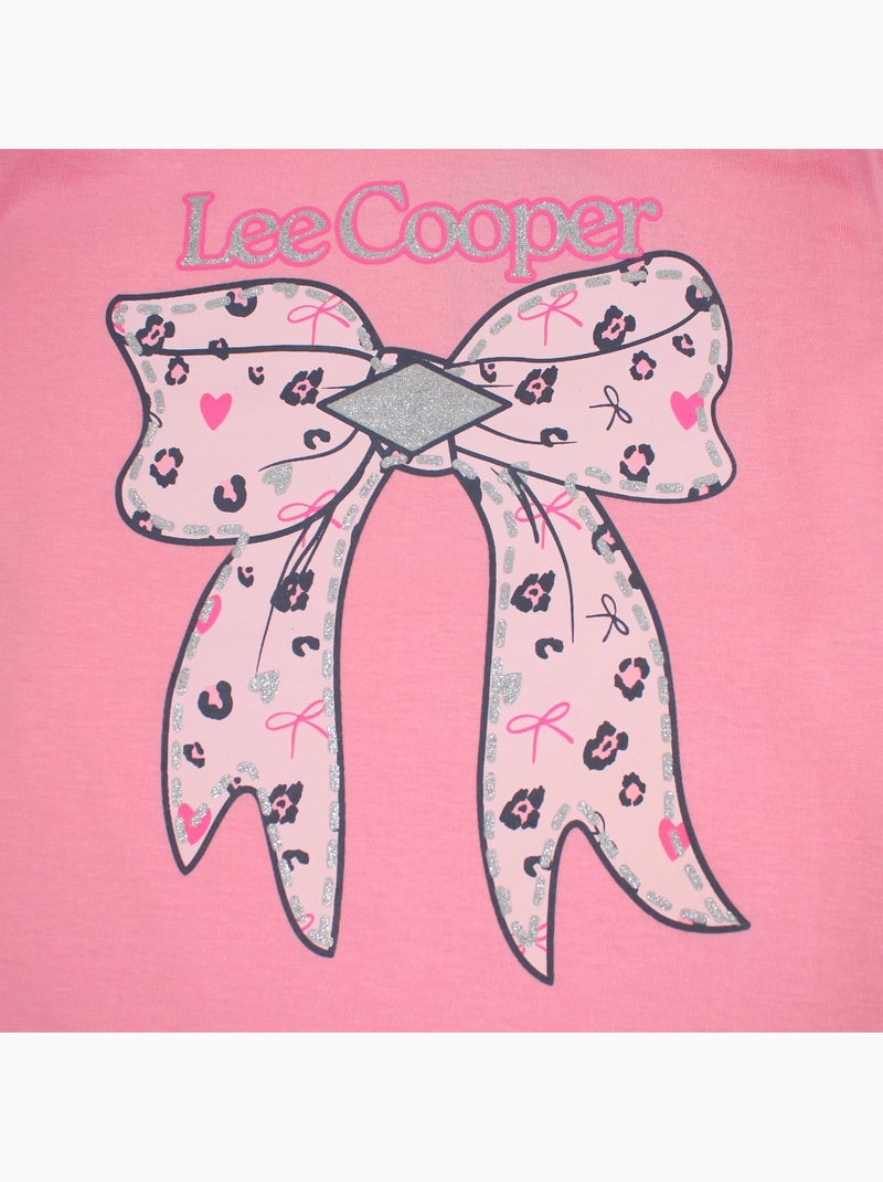 Lee cooper - pyjama imprimé noeud fille Rose - Kiabi