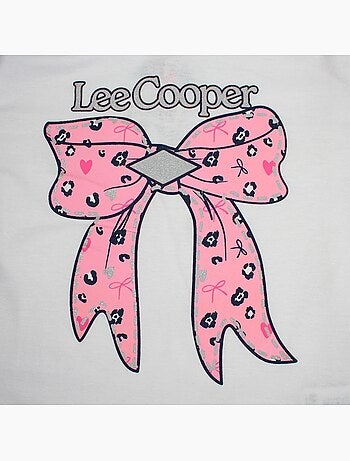 Lee cooper - pyjama imprimé nœuds, col rond et manches longues