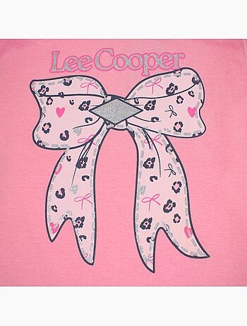 Lee cooper - pyjama imprimé nœuds, col rond et manches longues