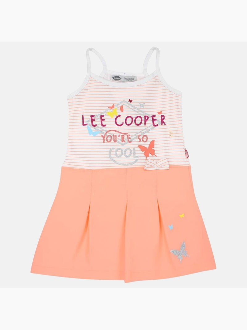 Lee Cooper - Robe enfant à motif Orange corail - Kiabi