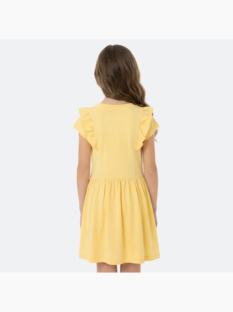 Lee Cooper - Robe fille manches courtes Jaune - Kiabi