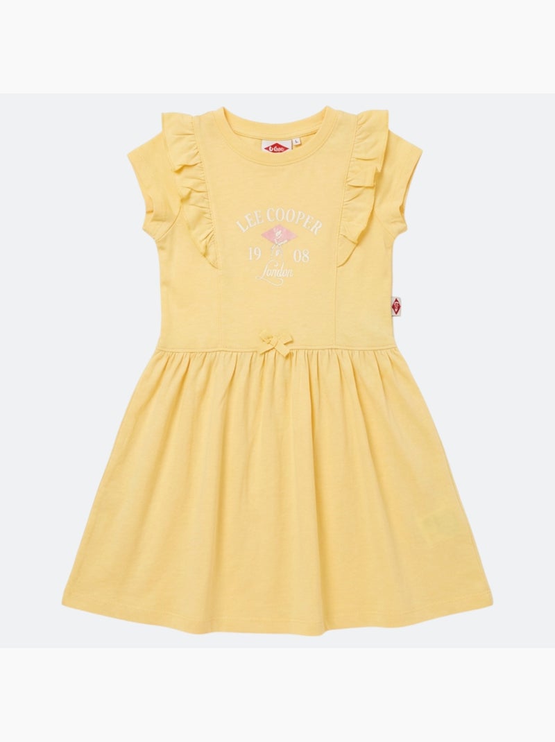 Lee Cooper - Robe fille manches courtes Jaune - Kiabi