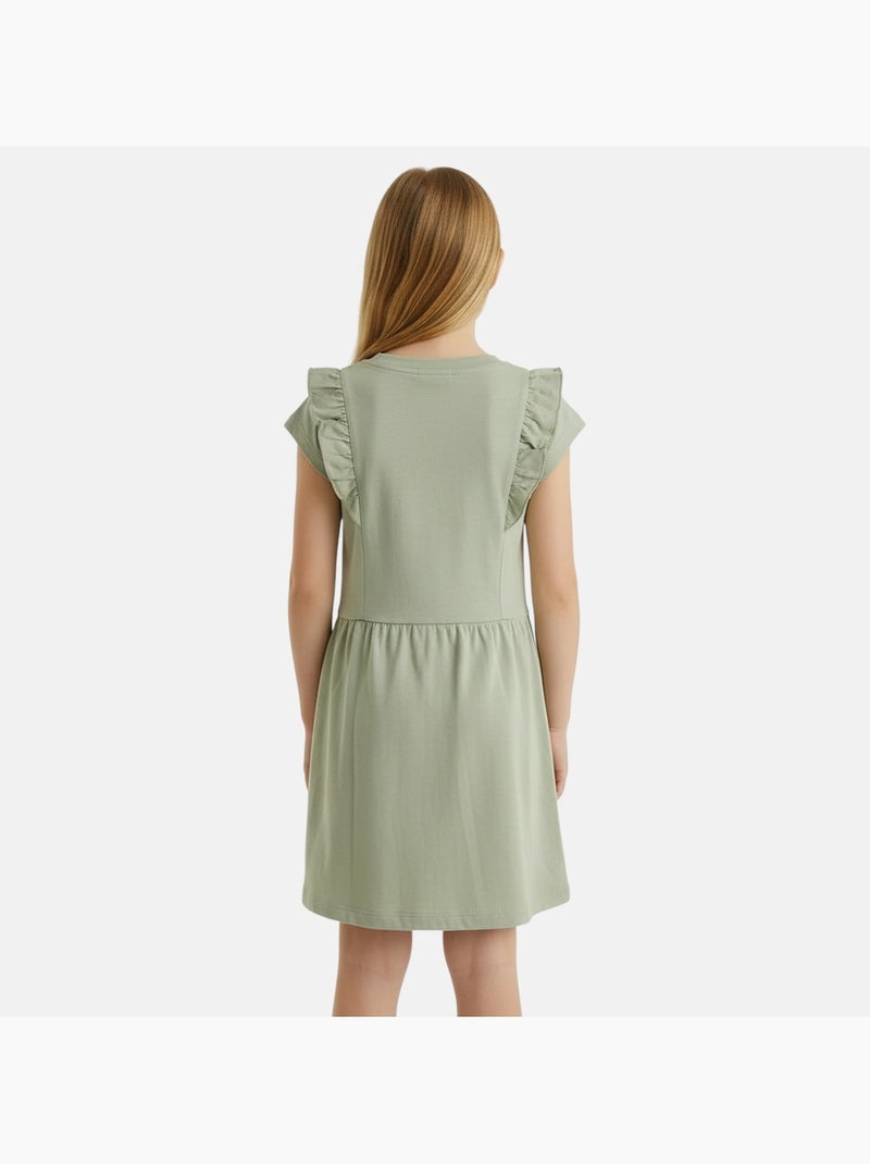 Lee Cooper - Robe fille manches courtes Kaki - Kiabi