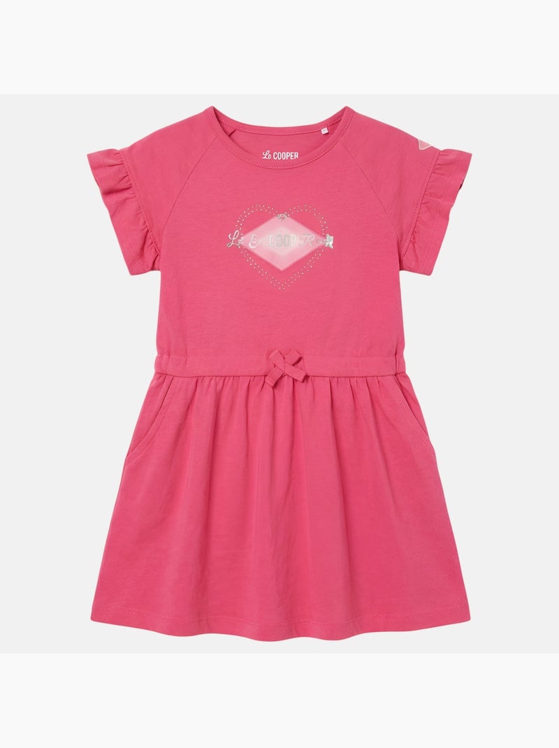 Lee Cooper - Robe fille manches courtes Rose fushia - Kiabi