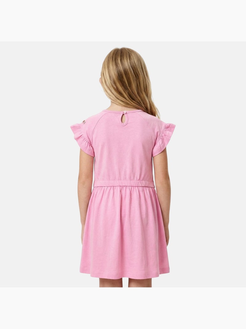 Lee Cooper - Robe fille manches courtes Rose - Kiabi