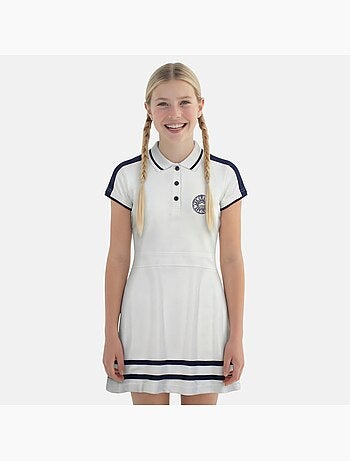 Lee Cooper - Robe fille style polo manches courtes