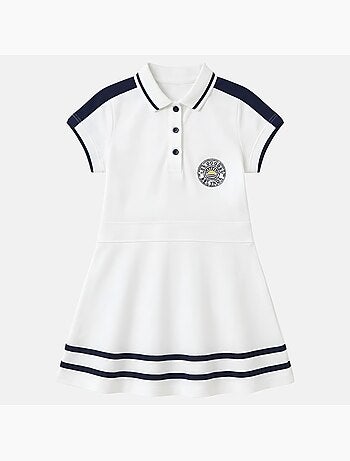 Lee Cooper - Robe fille style polo manches courtes