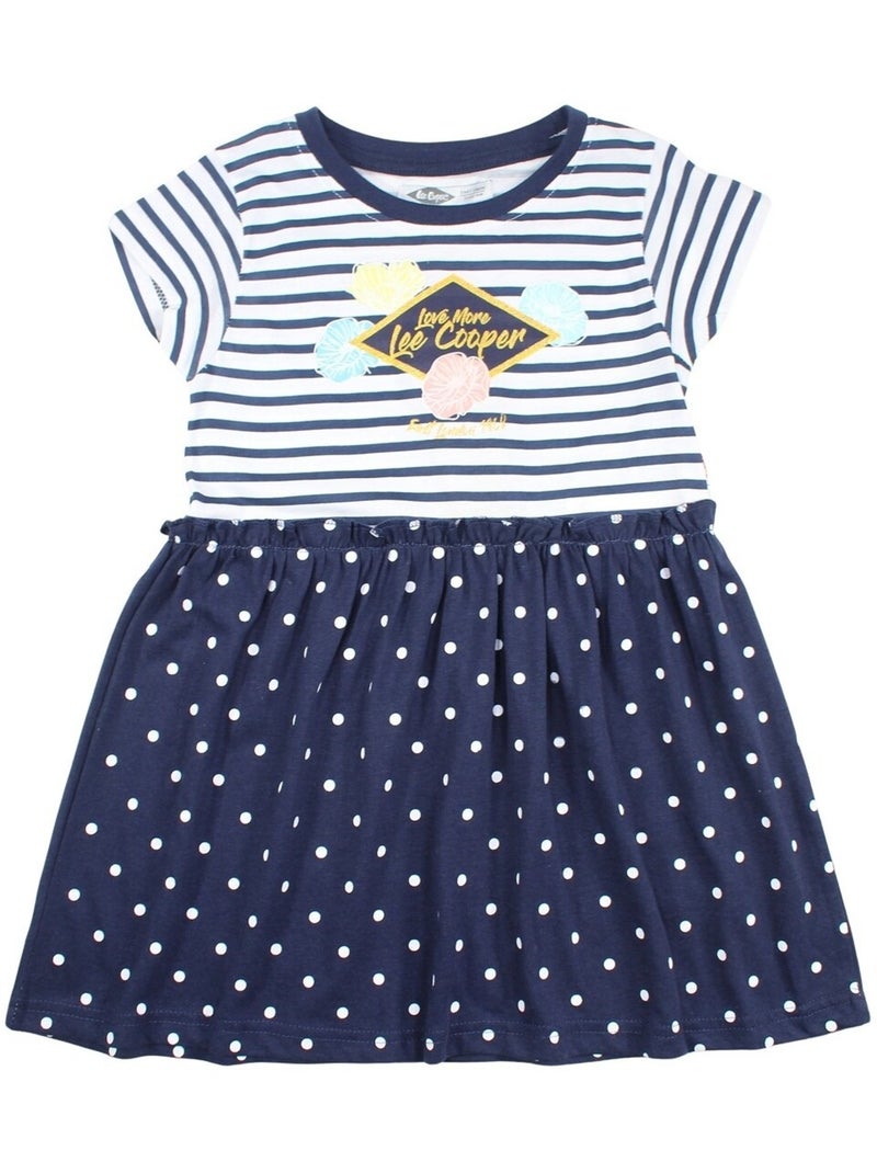 Lee Cooper - Robe imprimé Lee Cooper en coton Bleu marine - Kiabi
