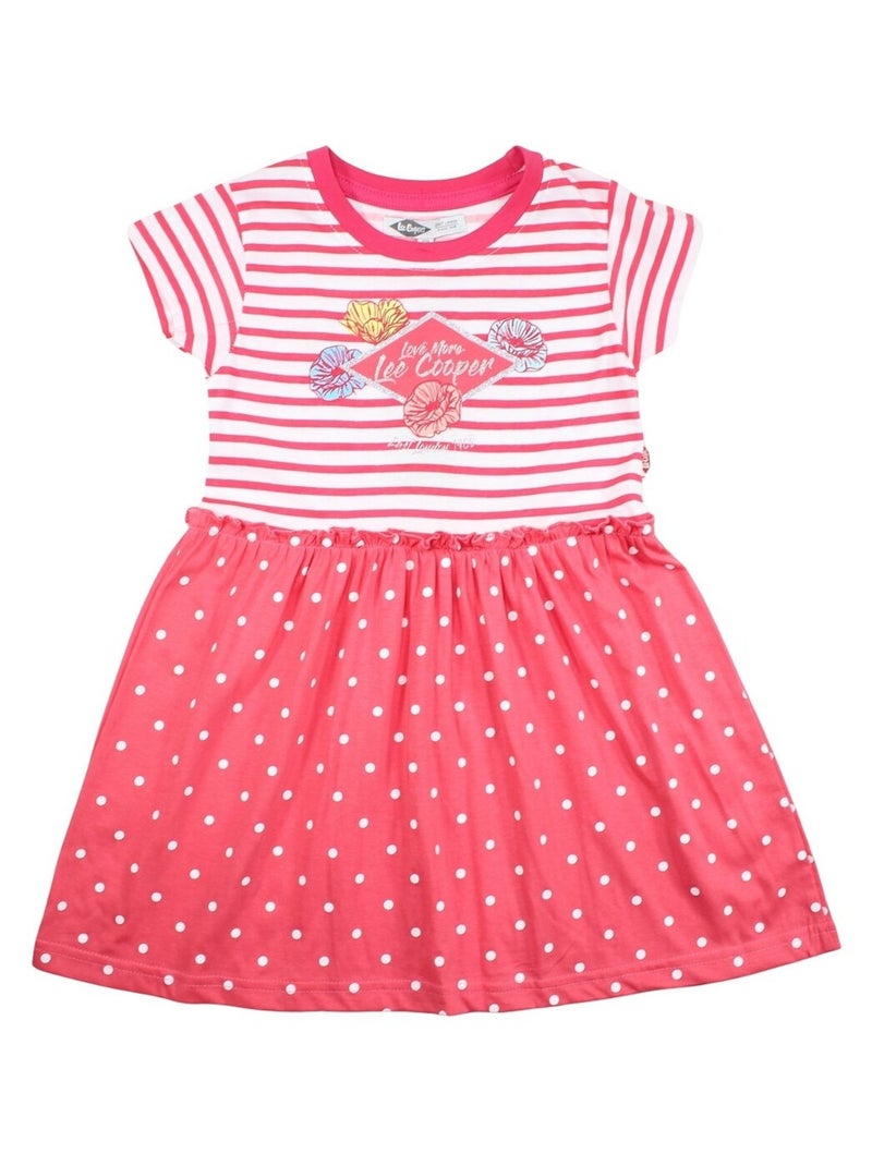 Lee Cooper - Robe imprimé Lee Cooper en coton Rose - Kiabi