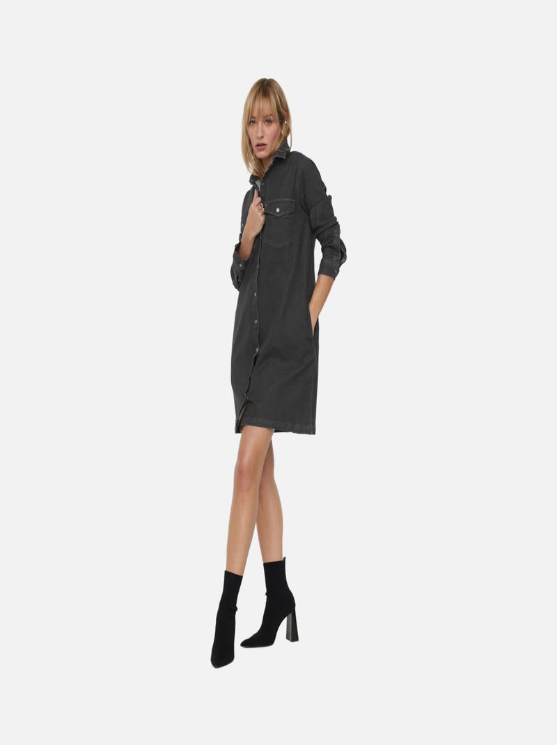Lee Cooper - Robe Louison Grey Used gris anthracite - Kiabi